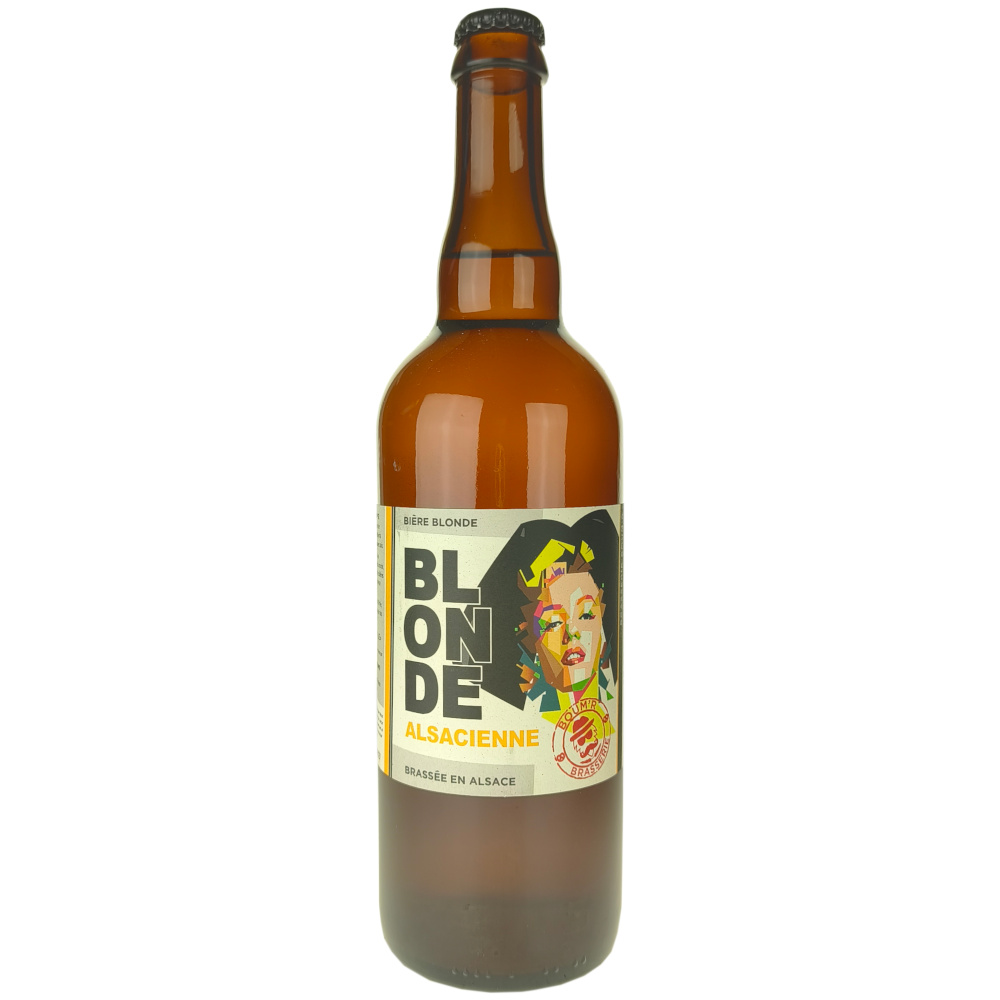 Alsace Blonde Alsacienne Brasserie Boum R (75cl) 01